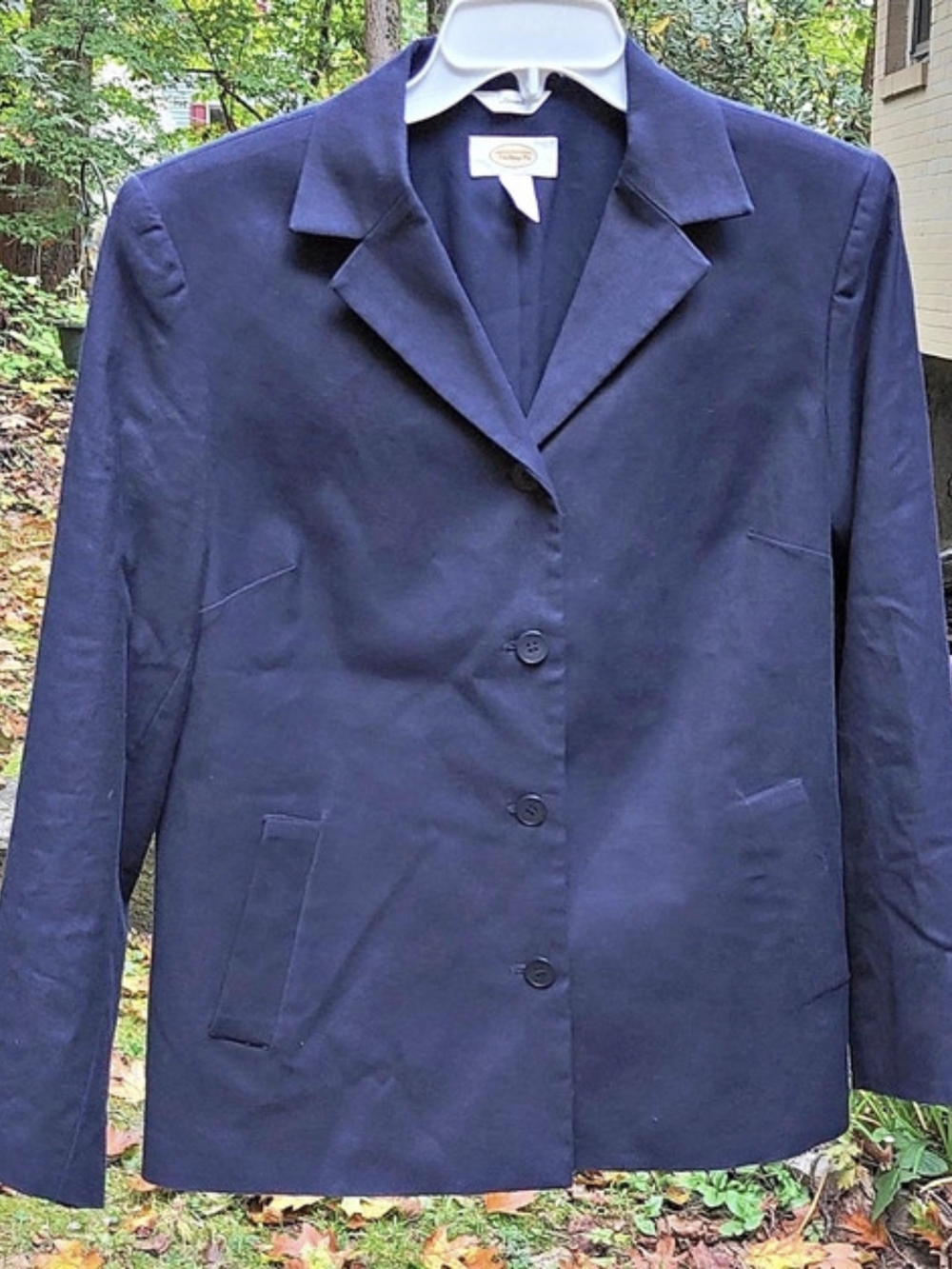 Talbots Women's Blazer in Blue Size 10 NWOT
